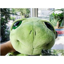 Muñecos de peluche Spot 20Cm Super Green Big Eyes Tortuga Tortuga Animal Niños Bebé Cumpleaños Juguete de Navidad Regalo Drop Delivery Juguetes Regalos Stu Dhxqr