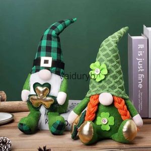Poupées en peluche Gnome de la Saint-Patrick – Gnomes en peluche, décoration de vacances pour la maison, clou de girofle, poupée sans visage, elfe irlandais Festivalvaiduryb