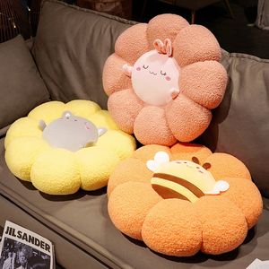 Poupées en peluche peluche citrouille coussin dessin animé lapin tortue abeille chat oreiller jouets chaise canapé enfants amoureux cadeau décor pour la maison 230603