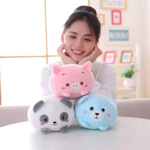 Muñecas de peluche Súper suave Animal Almohada de dibujos animados 20 cm Lindo cerdo gordo Gato Oso Juguete Relleno Encantador Lanzar Muñeca Niños Cumpleaños Regalo 231124