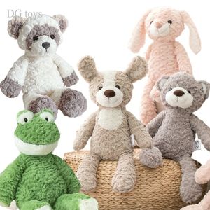 Poupées en peluche Super doux longues jambes bébé apaiser jouet rose lapin gris ours en peluche chien éléphant licorne animaux en peluche jouets de poupée pour enfants 220927