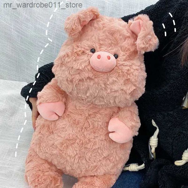 Muñecas de peluche Super Soft Pink Pig Plushie Toys Kawaii Relleno Cerdo Juguete para niñas Animales de peluche Peluche Cerdo Out Door Toy para niños Regalos de Pascua Q231215