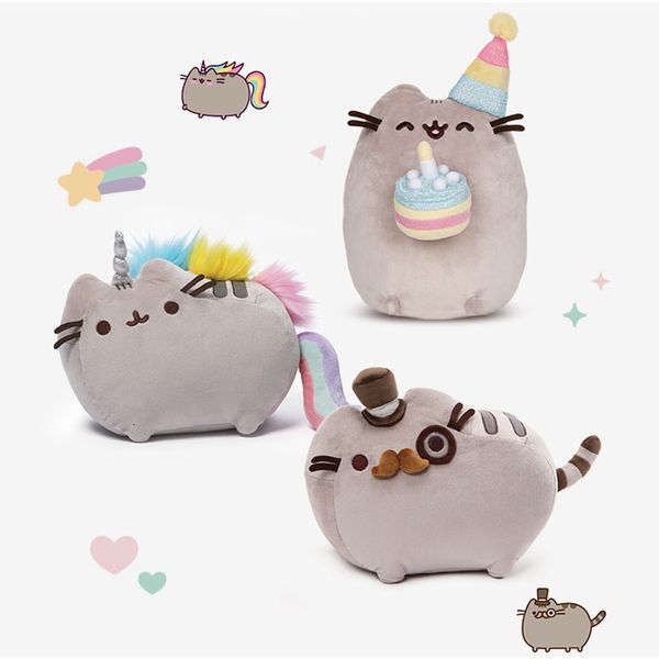 Poupées en peluche Sushi baguettes chat jouets Kawaii beignets Snackables Pizza doux peluche 7 