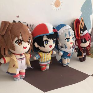 Pluche Poppen Virtual YouTuber Speelgoed Hololive Inugami Korone Oozora Subaru Houshou Marine Gura Gevulde Plushie Figuur Kerstcadeau 230705