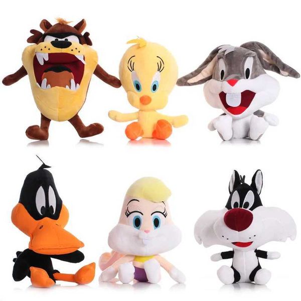 Dolls en peluche en gros de 8 pouces de canards animaux lapins renards