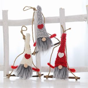 Pluche Gnome Pop Vrolijk Kerstfeest Hanger Drop Ornamenten Kerstboom Vakantie Decoraties Nieuwigheid Thuis Decor269B