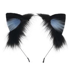 Pluche imitatie katoorhaar accessoires schattige kitten hoofdtooi cosplay diffuse dier oor katten oren gestoomde broodband