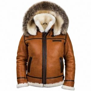 Veste en peluche Hommes Intégré En Cuir Fourrure Confortable Épais Insulati Lg Manches Couleur Unie Casual Polyvalent Veste À Fermeture Éclair 93jt #