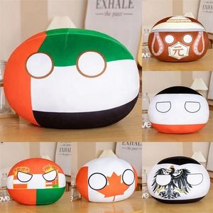 Plush Keychains 10 cm Country Ball Toy Pluche Polandball Plush Doll Countryball USSR USA Frankrijk Rusland UK Japan Duitsland Italië Korea 220923