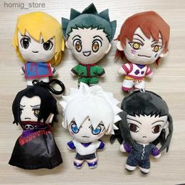 Plush Keychains 13cm Hunter Plush Doll Killua Zoldyck Gon Freecss Kurapika Hisoka Kulolo Illumi Feitan Potoo Gevulde pluche hanger Keychain Y240415