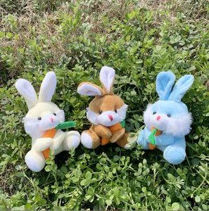 Plush Keychains Cartoon Cute Radish Rabbit Key Chain Pluche Hanger Schooltas hanger klein konijn paar verjaardagscadeau