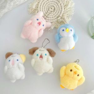 Plush Keychains schattig hondendier pluche poppen hanger decoratie speelgoed e14