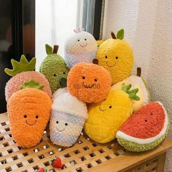 Porte-clés en peluche mignon jouet de fruits en peluche fruits colorés en peluche douce mini poupée en peluche de légumes pour garçons filles anniversaire fête de Noël FavorsL2403