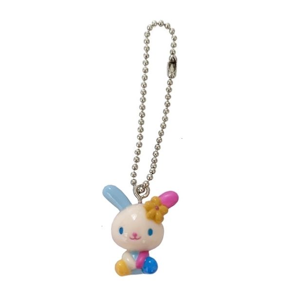 Porte-clés en peluche mignon Usahana lapin porte-clés boule porte-clés porte-clés Mini Kawaii Anime filles jouets petits cadeaux 230323