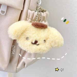 Pluche sleutelhangers Japanse schattige anime puppy konijn kat kleine hanger sleutelhanger tas hangende decoratie rugzak decoratieve accessoires paar 231020