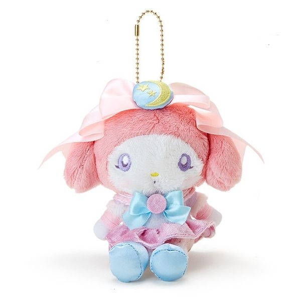 Porte-clés en peluche Kawaii Anime Lune Lapin Lapin Mini Porte-clés En Peluche Enfants Jouets En Peluche Petit Pandent Pour Enfants Cadeaux 14 CM 230707