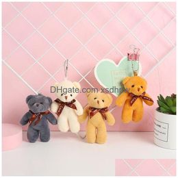 Porte-clés en peluche Petit ours poupée pendentif P jouet porte-clés créatif petit cadeau en gros sac accessoires livraison directe jouets cadeaux trucs Otaed