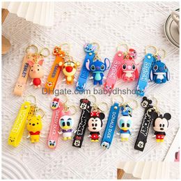 Porte-clés en peluche Saint Valentin Amoureux Mignon Dessin Animé Poupée Internet Pendentif Rouge Sile Gros Drop Livraison Jouets Cadeaux Animaux En Peluche Dhwzi