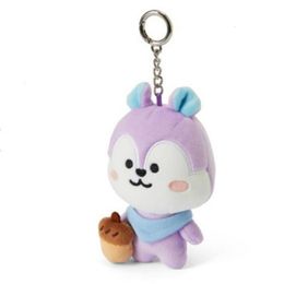 Porte-clés en peluche, vente en gros, 30 pièces/lot, 12cm/16cm, mignon Anime Hobby Mang, jouet en peluche, dessin animé Jhope, poupée violette, pendentif, cadeau pour petite amie, 230926