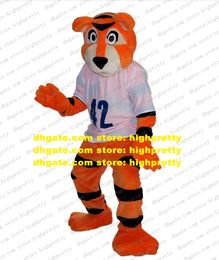 Pluche oranje tijger mascotte kostuum volwassen stripfiguur outfit pak waardering banket kinderen speeltuin zz8142