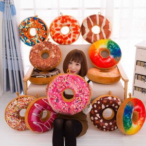 Pluche Kussens Kussens 1pc Donut Pluche Kussen Rond Taart Kussen Sofa Zitkussen Kinderen Speelgoed Woondecoratie Bruiloft Kussen Kerstmis Verjaardagscadeau 40cm R230620