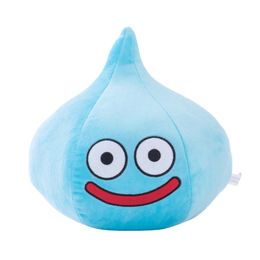 Almohadas de felpa Cojines 2026 cm Juego Dragon Quest Smile Slime Juguetes Dibujos animados Anime Relleno Bebé Niños Regalo de cumpleaños Decoración para el hogar 230628