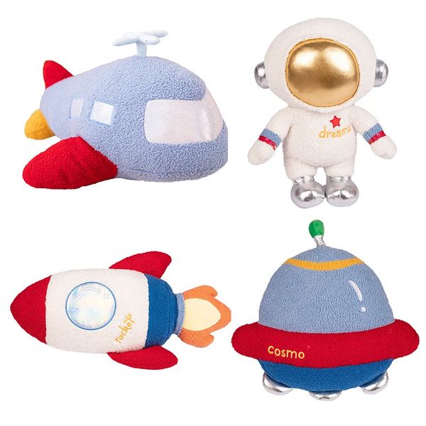 Coussins en peluche 60 cm en peluche fusée astronaute jouet vaisseau spatial en peluche coussin décoration de la maison cadeau d'anniversaire découverte de l'espace jouet éducatif pour enfants 231017