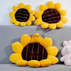 Cojines de almohadas de felpa, cojín/almohada decorativa, cojín suave para dormir con diseño de girasol, cómodo cojín para silla para oficina, hogar, alfombra, sofá, decoración