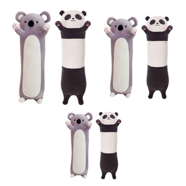 Oreillers en peluche Coussins Y55B Animaux en peluche Coussin de lit en peluche doux Superrr Long Facile à câliner Mignon Koala- Panda Doux en peluche Toy Company Oreiller 230726