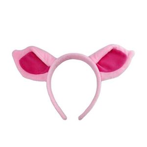 Bandeau cochon rose en peluche pour femme, bandeau d'halloween, Animal, costume de fête, fournitures de bal