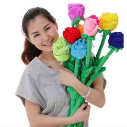 Pluche planten cartoon simulatie bloem rozenbloem speelgoed voor huizendecoratie pp katoenplant knuffel moederdag cadeau j220729