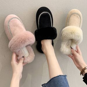 Pluche slippers voor vrouwen nieuwe winter comfortabel niet-slip binnen huis warme vrije tijd een verscheidenheid aan kleuren