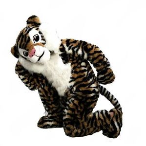 Costume de mascotte de tigre en peluche, Costume en fourrure, nouvelle robe fantaisie de Performance animale, tenue de fête de défilé publicitaire