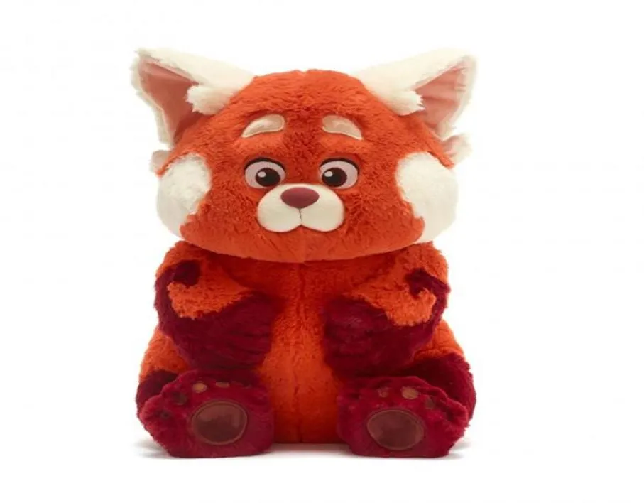 Peluche Tournant Rouge Jouets Kawaii Ours Peluches Panda Rouge Anime 