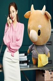 Peluche TV belle ce qui ne va pas avec le secrétaire Kim Hard Caw poupée pour animaux de compagnie drame coréen peluche enfant jouets anniversaire cadeau de noël Pillo8840512