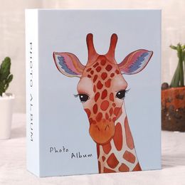 Cosas de pared de felpa, álbum Po de 6 pulgadas, 100 bolsillos, imagen para niños, almacenamiento de pografía, pegatina para álbum de recortes, estuche de dibujos animados para bebé 230701