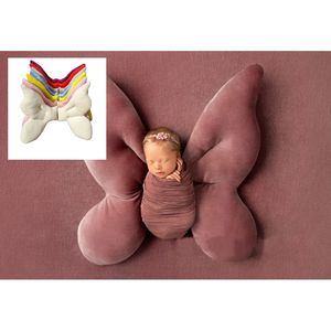 Pluche Muur Spullen geboren Pography Props Poseren Vleugel Vlinder Kussen Kussen Baby Schieten Accessoires Kussens 230701