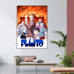 Pluto Anime Poster Home Room Decor Livingroom Slaapkamer Aesthetische kunst Wall Painting Stickers