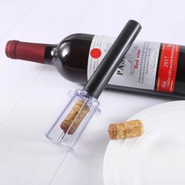 Pneumatische pomp wijnopener flesopener kurkentrekker met roestvrijstalen naaldpentype kurk uit gereedschap gemakkelijk te reinigen