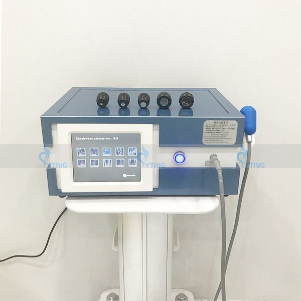 Équipement de thérapie par ondes de choc pneumatique Machine de thérapie par ondes de choc Dispositif de soulagement de la douleur Thérapie physique ED Traitement de la dysfonction érectile