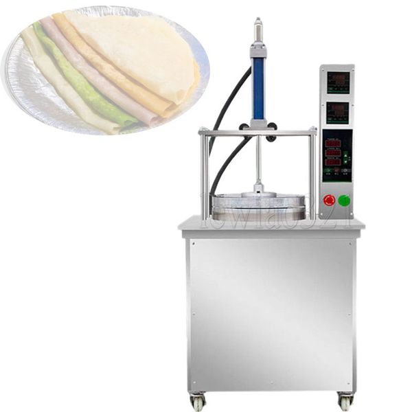 Máquina neumática para hacer tortillas, Pizza, panqueques, corteza de Pizza, masa, prensa de Pita, forma Naan