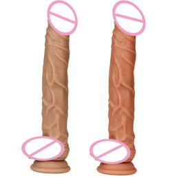 Pnis falso de silicone macio, 10 familiers, brinquedos sexyuais baratos, plug anal, pau, cinta em ventosa, gode réaliste pour femme