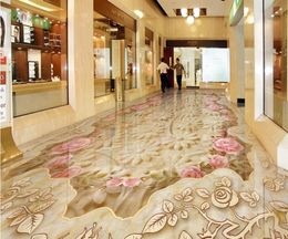PO Custom Any Size NOUVEAU Custom 3D Beautiful Highen Marble Texture Tiles Parquet 3D Tiles Floor4287815
