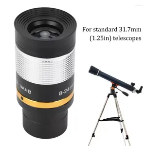 Po Studio professionnel 8-24mm Zoom oculaire optique télescope lentille oeil pour regarder les étoiles chasse astronomique