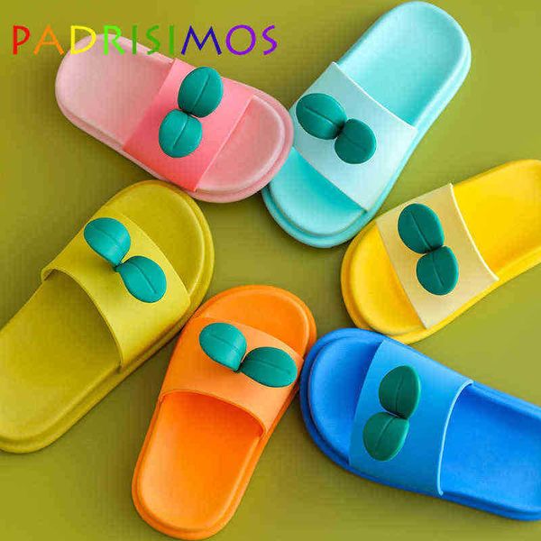 Poadisimos Niños Zapatillas Verano Dibujos animados Niños lindos Niñas Antideslizante Interior Hogar Baño Baño Bebé Zapatillas frescas FRXDSL626 J220716