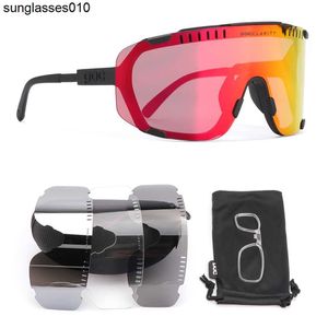 Gafas de ciclismo para deportes al aire libre POC, gafas de sol resistentes a los rayos UV y al viento, gafas para escalar montañas y correr con montura para miopía