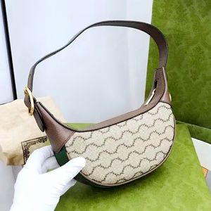 Pochette Cross Body Ophidia Bolso de media luna Lujos para mujer Diseñador Vintage Bolsos de embrague de cuero genuino Monedero y bolsos para hombre Bolsos de hombro para axilas Bolsos de viaje