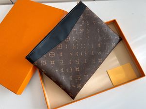 Pochette Jour Designer Clutch Bags Reishoes Laptop Tablet Bestand Documenthouder Portfolio Case Cover Accessoires Portemonnees280j