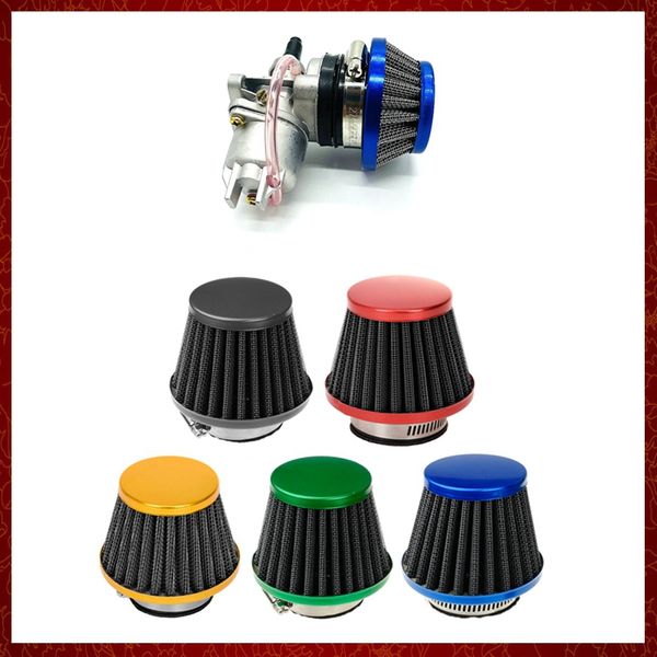 Carburador de motor de bicicleta de bolsillo de 47cc y 49cc con filtro de aire Pod de 2 tiempos para Mini Quad ATV Dirt Bike MiniMoto Go Kart Buggy MHY38