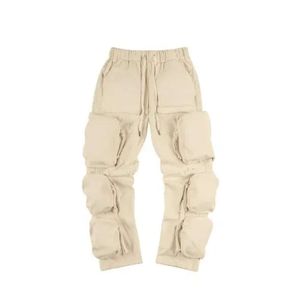 Pantalons de cargaison de poche hommes femmes joggeurs de qualité pantalon pantalon de survêtement hip hop a e